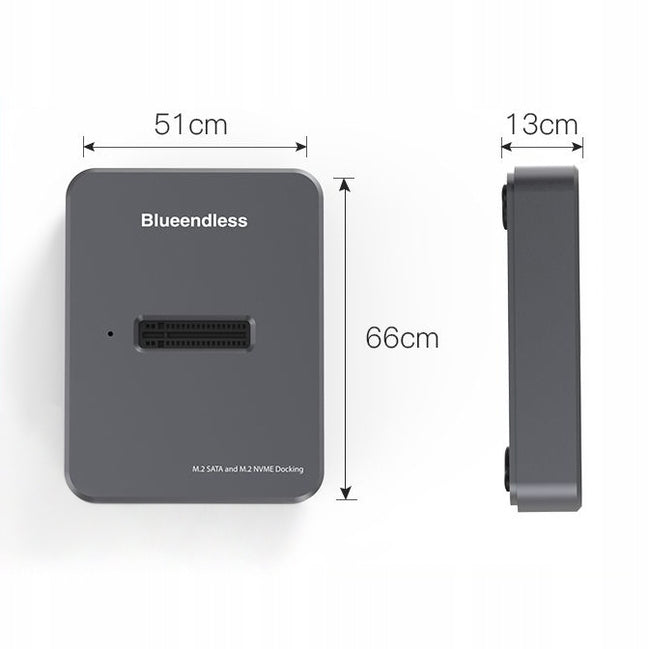 Stacja dokująca dysków SSD M.2 2w1 SATA/PCIe NGFF/NVMe USB typ C 3.1 10GB/s