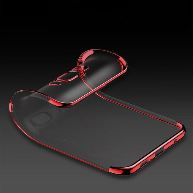 Etui Silikonowe Luxury Plated - Samsung Galaxy S8 - Czerwony