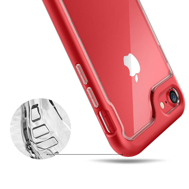 Etui Wzmacniane 2w1 - iPhone 6 Plus / 6s Plus - Czerwony