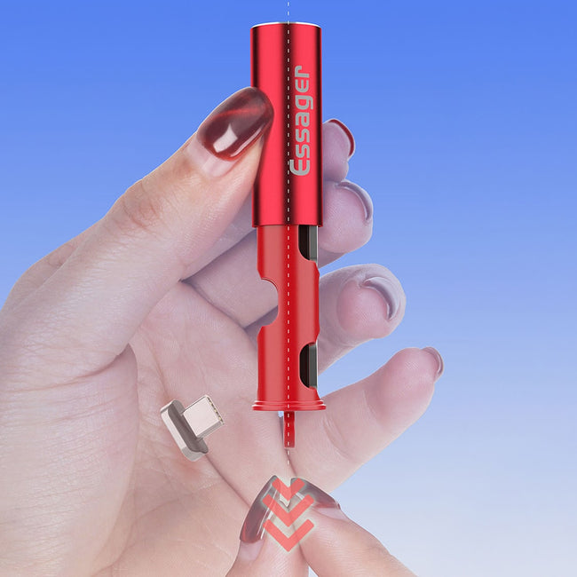 Essager® Etui na Końcówki Magnetyczne - Okrągłe i Płaskie