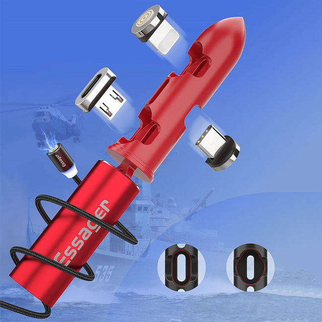 Essager® Etui na Końcówki Magnetyczne - Okrągłe i Płaskie