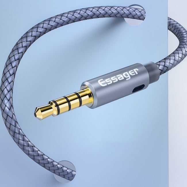 Rozdzielacz (Splitter) - Mini Jack 3,5 mm (AUX) na Słuchawki + Mikrofon
