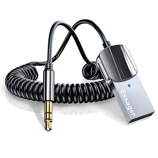 ESSAGER Transmiter Audio AUX - Bluetooth 5.0 (odbiornik)