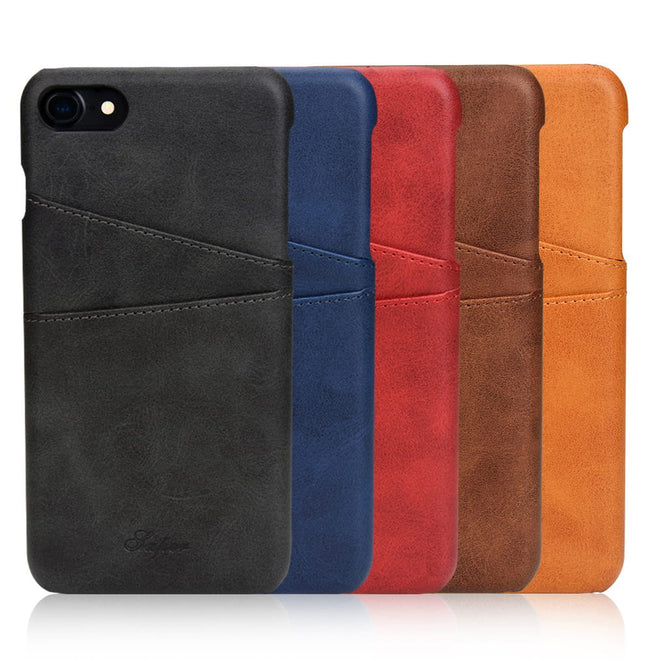 Skórzane Etui Juteni Leather Case - iPhone 7 / 8 - Czarny
