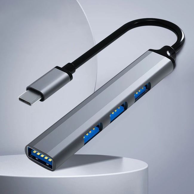 HUB - Rozgałęźnik Portu USB-C na 4 Porty USB-A