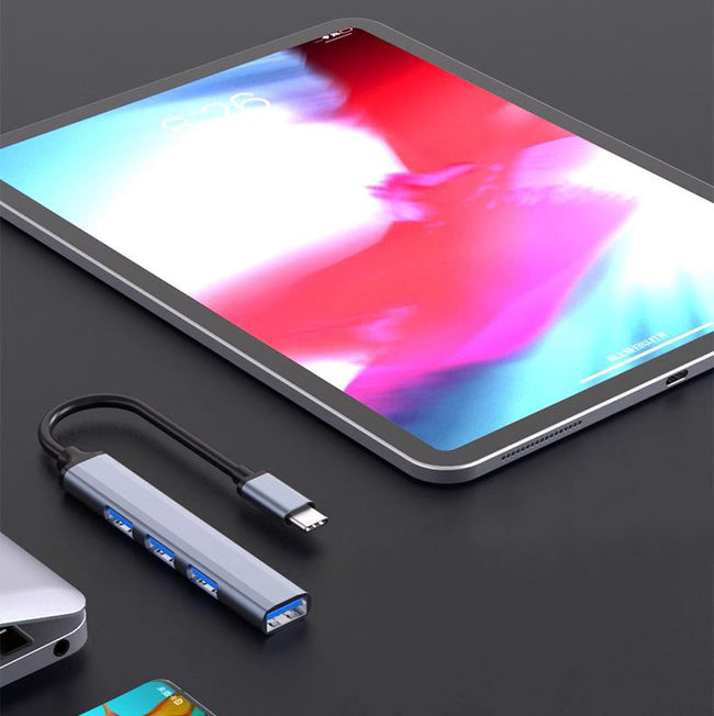 HUB - Rozgałęźnik Portu USB-C na 4 Porty USB-A