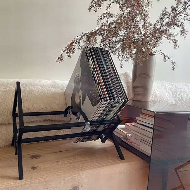 Stojak / Organizer na Płyty Winylowe Gramofonowe i CD