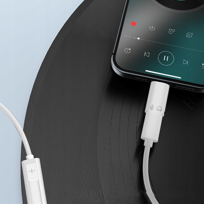 Adapter, Konwerter USB-C do LIGHTNING - Biały