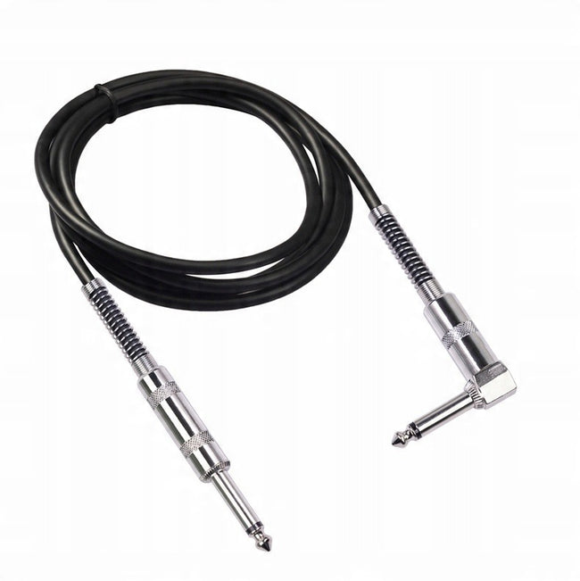 Kabel / Przewód Gitarowy Kątowy - Jack 6,3mm - 1,8m