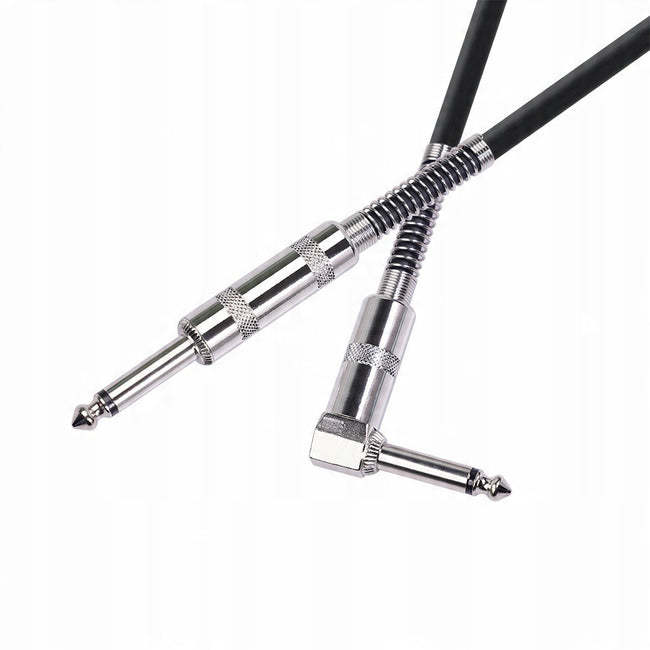 Kabel / Przewód Gitarowy Kątowy - Jack 6,3mm - 1,8m