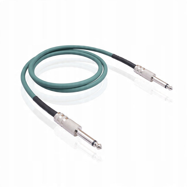 Kabel / Przewód Gitarowy Prosty - Jack 6,3mm - 1m