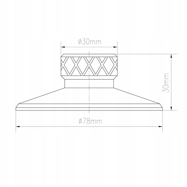 Stabilizator Płyty Winylowej / Docisk Gramofonowy - Srebrny v3