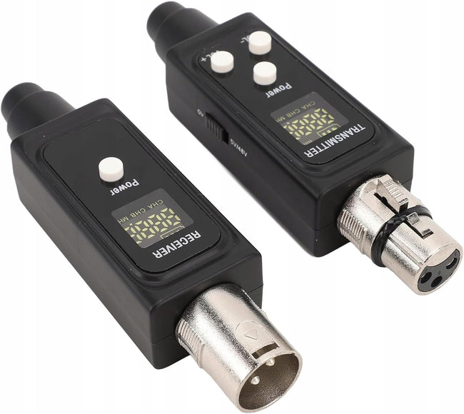 Bezprzewodowy System Mikrofonowy XLR z Technologią UHF 1 do 1