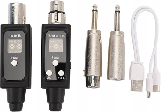 Bezprzewodowy System Mikrofonowy XLR z Technologią UHF 1 do 1