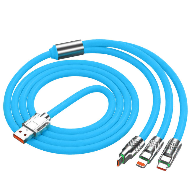 Kabel USB Phoneo® do USB-C / MICRO / LIGHTNING 120W 7A - 1.2 M