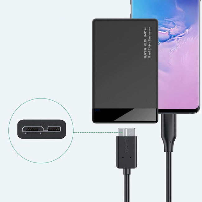 Kabel USB-C do Micro USB Typu B - do Ładowania i Synchronizacji Danych