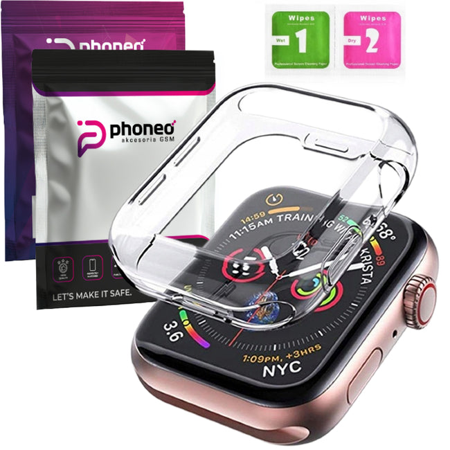 Etui Silikonowe Crystal Case do Apple Watch - 44 mm