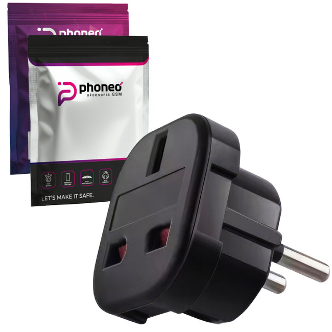 Agielska Wtyczka Phoneo / Przejściówka / Adapter UK na PL CZ