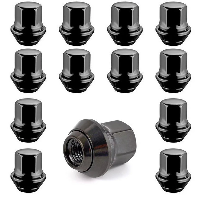 Nakrętki Czarne Ford, Volvo - M12 x 1.5 x 31 - 20 Sztuk