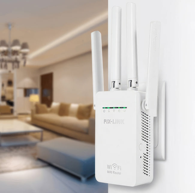 Wzmacniacz Sygnału Wi-fi Mocny Repeater - Pixlink 09