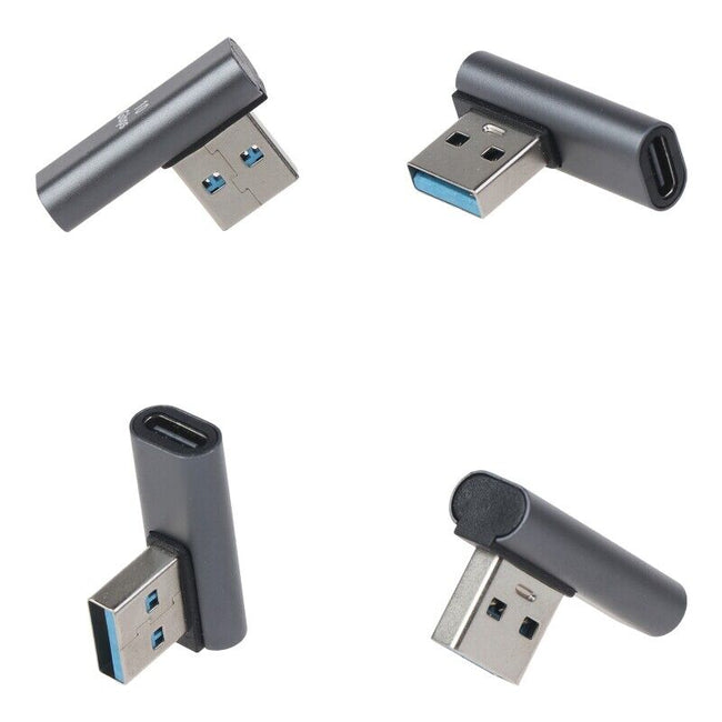 Adapter Kątowy 90° Stopni USB-A → USB-C