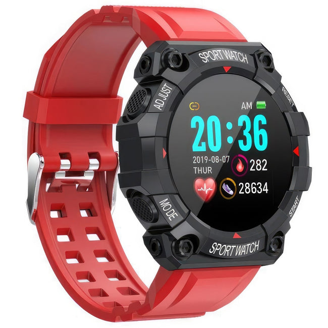Smartwatch Sports Gear - Wielofunkcyjny Zegarek Inteligentny - Czerwony