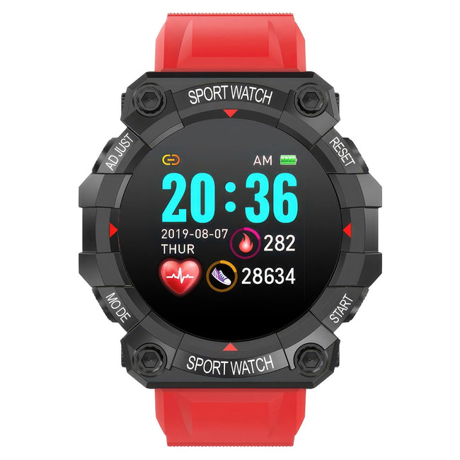 Smartwatch Sports Gear - Wielofunkcyjny Zegarek Inteligentny - Czerwony