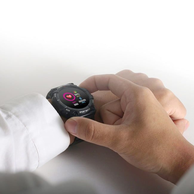 Smartwatch Sports Gear - Wielofunkcyjny Zegarek Inteligentny - Czarny