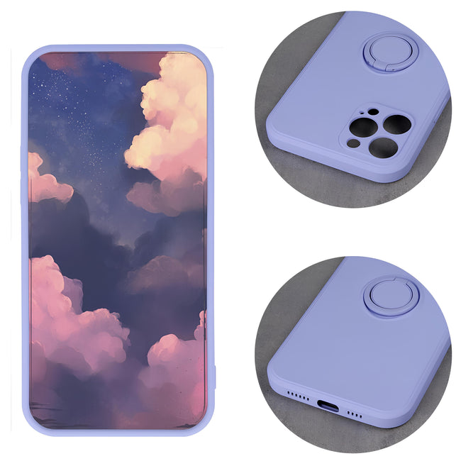 Etui z Ringiem Finger Case - Xiaomi Redmi Note 10 Pro / 10 Pro Max - Lawendowy