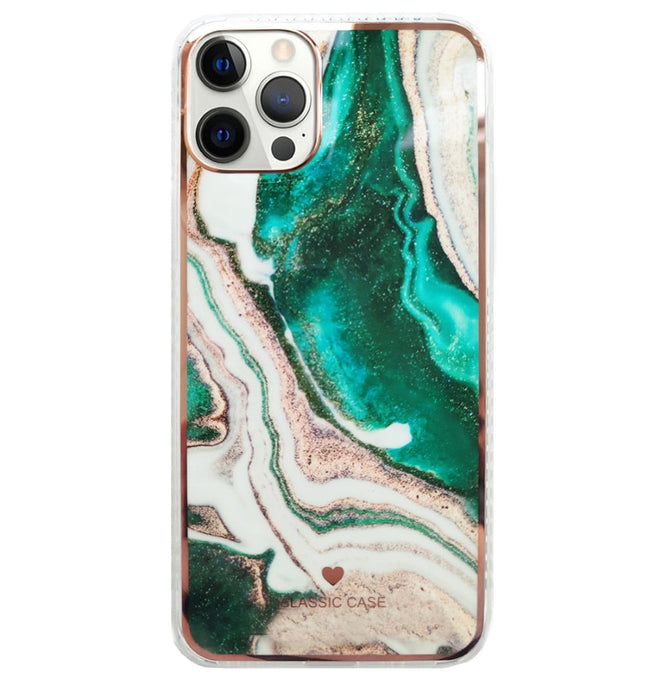 Etui Marble New Green Case - iPhone 12 Pro Max