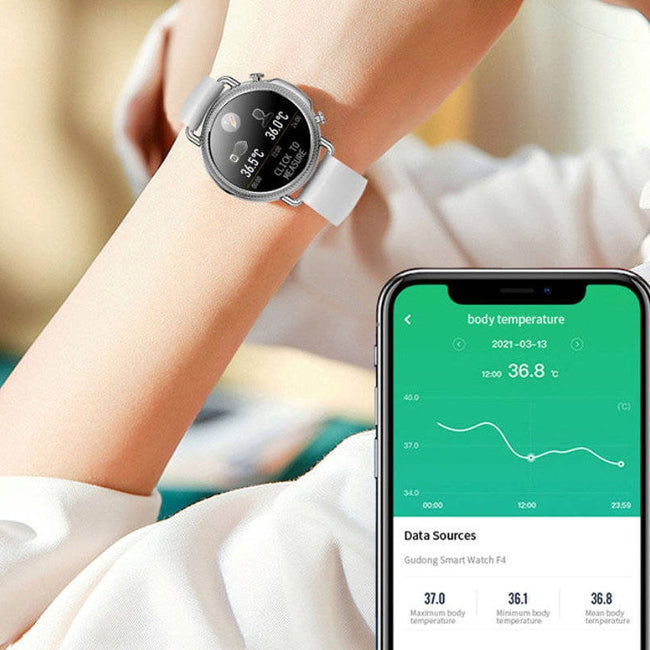 Smartwatch Rubicon RNBE74 - Rose Gold