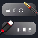 Kabel Adapter USB-C do Mini Jack (3,5 mm) - 1 Metr