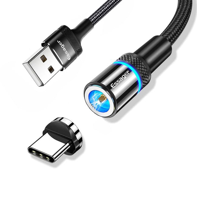Essager® Kabel Magnetyczny Okrągły (+ Końcówka)