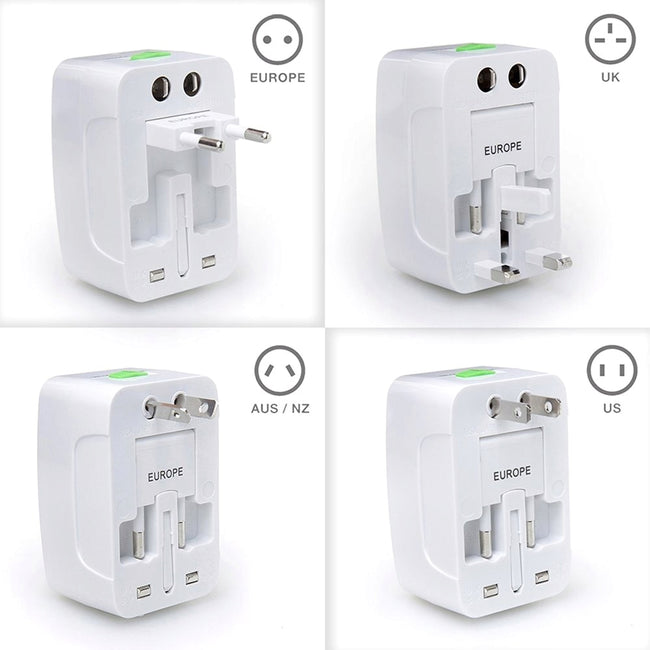 Adapter Sieciowy Wtyczka Phoneo - Przejściówka EU / UK / US / JP / AUS / NZ