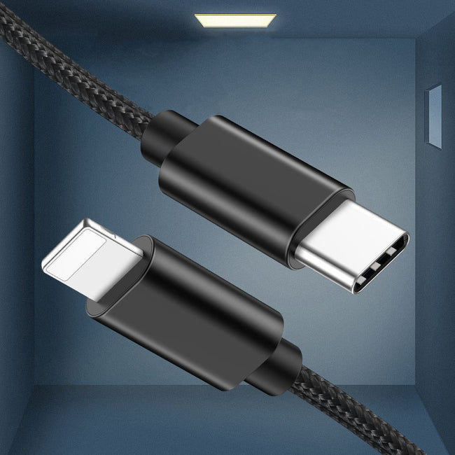 Kabel Phoneo® USB-C -> Lightning (iPhone, iPad, etc.), Oplot - 1 Metr