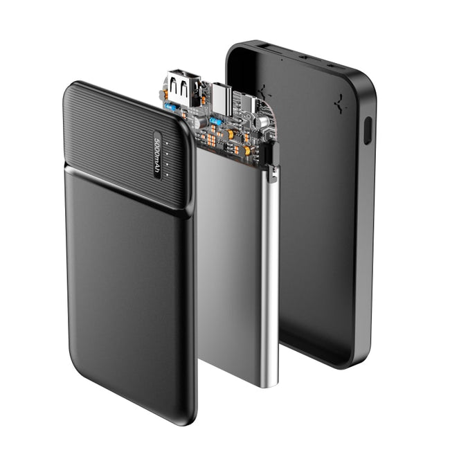 Powerbank maXlife - 5000 mAh - Czarny