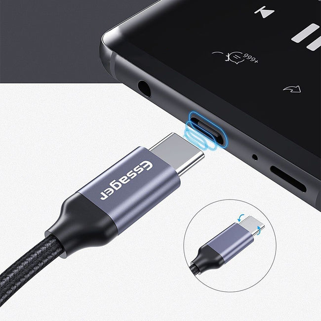 Adapter AUX Mini Jack do USB-C z DAC - Essager