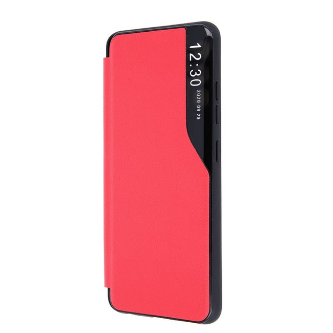 Etui z Klapką Smart View - Samsung Galaxy A72 4G / A72 5G - Czerwony