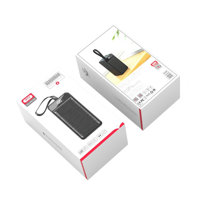 Powerbank XO - Szybkie Ładowanie - 80000 mAh