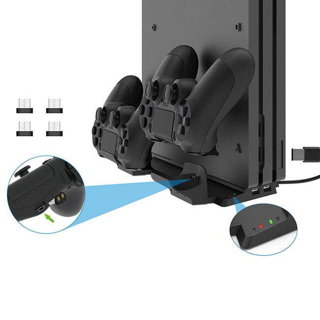 DOBE® - Podstawka Ładująca do PlayStation 4 (PS4 / Slim / Pro)