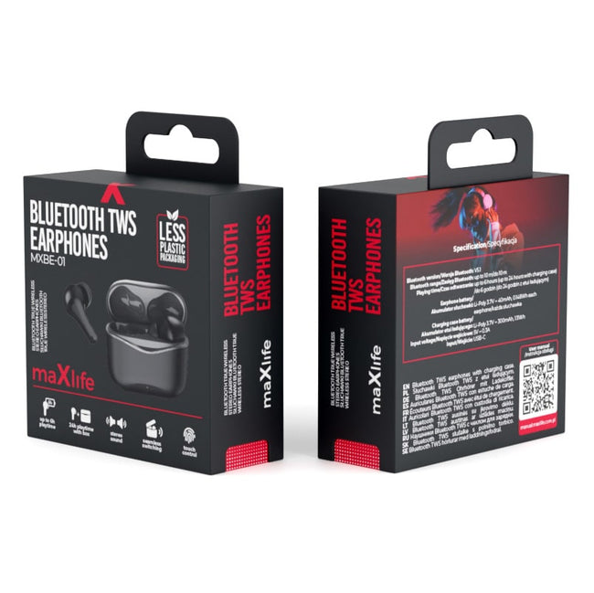 Słuchawki Bezprzewodowe Bluetooth - TWS Maxlife MXBE-01
