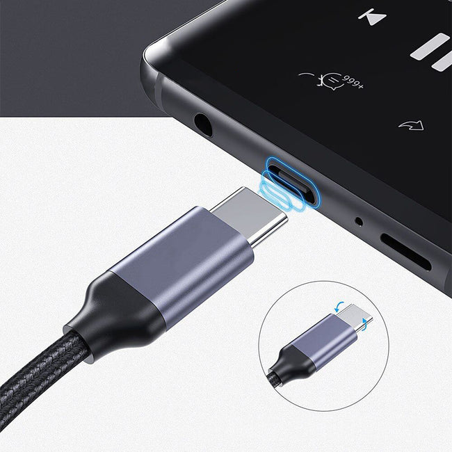 Adapter AUX Mini Jack do USB-C z DAC