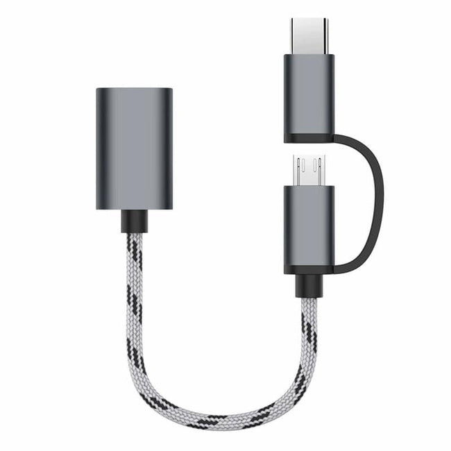 Adapter Phoneo USB OTG 2w1 -> USB-C + Micro USB