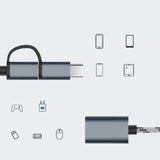 Adapter Phoneo USB OTG 2w1 -> USB-C + Micro USB