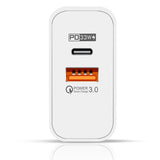 Szybka Ładowarka Sieciowa Phoneo USB + USB-C - GaN 65W