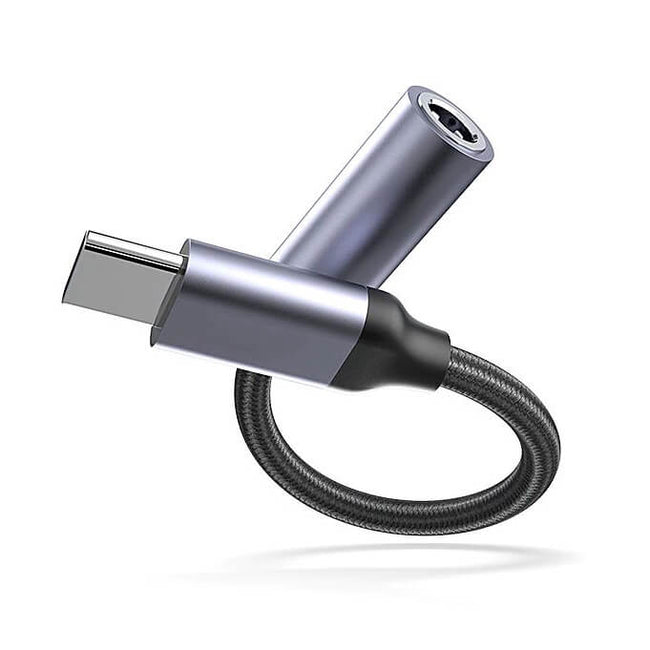 Adapter AUX Mini Jack do USB-C z DAC