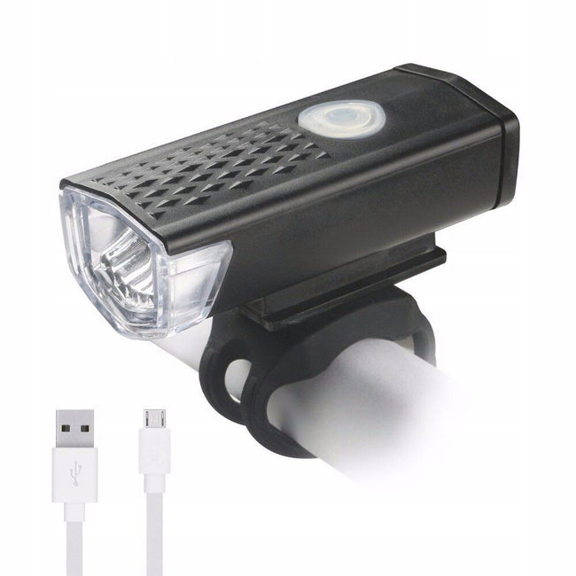 Lampka Rowerowa Przednia - Biała LED