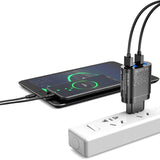 Ładowarka Sieciowa - Szybkie Ładowanie, LED, 4x USB