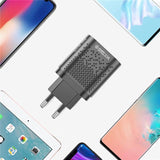 Ładowarka Sieciowa - Szybkie Ładowanie, LED, 4x USB