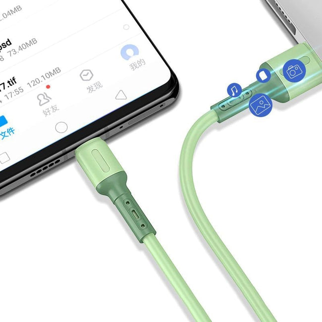 Kabel USB-C Phoneo® Kolorowy - 1 Metr